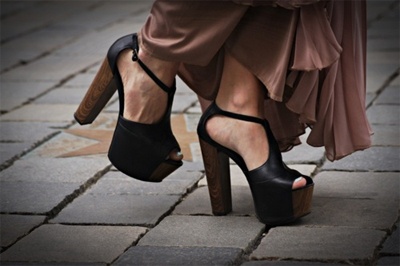 Туфли на толстом каблуке Туфли на толстом каблуке