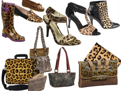 Сумки и обувь с леопардовым принтом