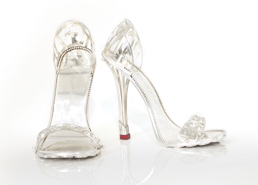 Туфли из платины