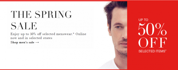 Marks and Spencer: скидки 50% Marks and Spencer: скидки 50%