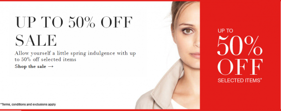 Marks and Spencer: скидки 50% Marks and Spencer: скидки 50%