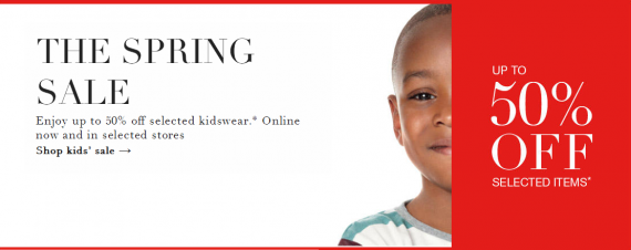 Marks and Spencer: скидки 50% Marks and Spencer: скидки 50%