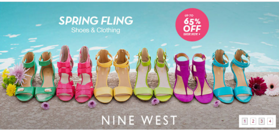 6pm: скидка 65% на Nine West 6pm: скидки 65% на Nine West