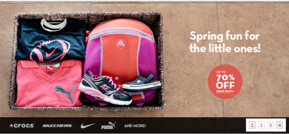 Скидки до 70% на детскую одежду и обувь на 6pm Скидки до 70% на детскую одежду и обувь на 6pm