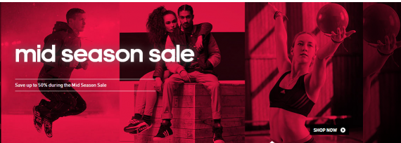 Adidas: скидки до 50% Adidas: скидки до 50%