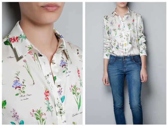 Herb Shirt. Рубашка с цветами с сайта Aliexpress! одежда