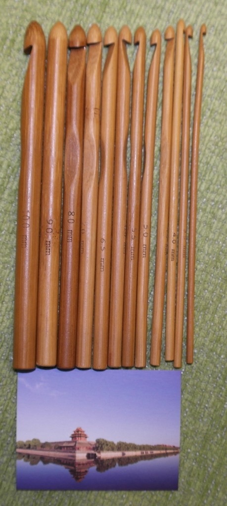 Крючки для вязания из бамбука Carbonized Bamboo Crochet Hooks - рекомендую! Bamboo Crochet