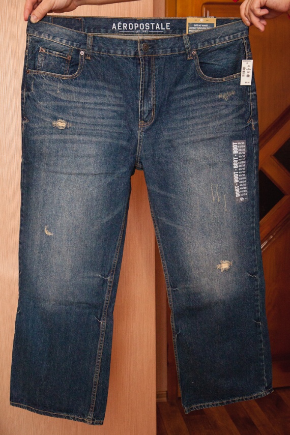 Пифагоровы штаны во все стороны равны... Или неудачный опыт покупки мужских джинсов с сайта Aeropostale джинсы Aeropostale