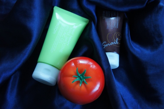 Улитка, яблоко и помидор. Очищаем кожу по-корейски) корейская косметика
