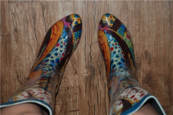 Jeffrey Campbell Marsha Artist Print Rain Boots. Яркие резиновые сапоги от самого креативного дизайнера. Jeffrey Campbel