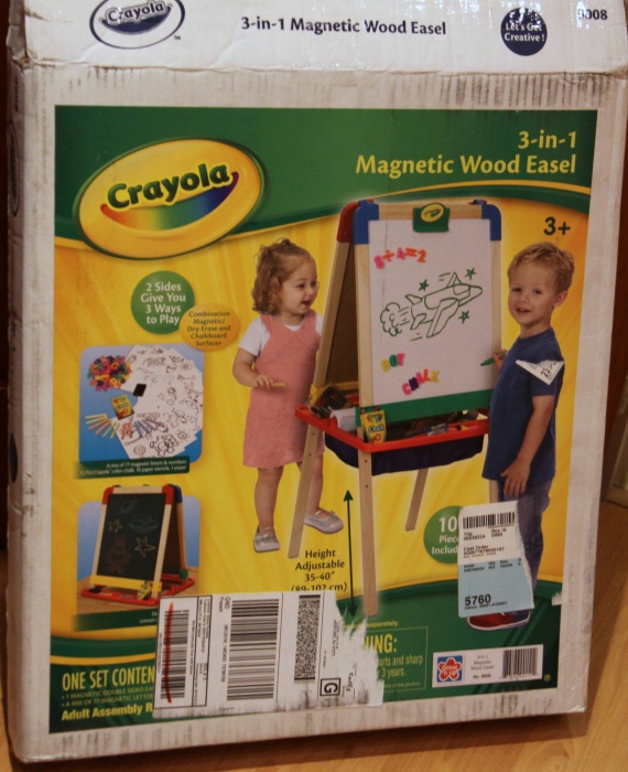 Детская двусторонняя доска Crayola 3-in-1 Magnetic Wood Easel 3-in-1