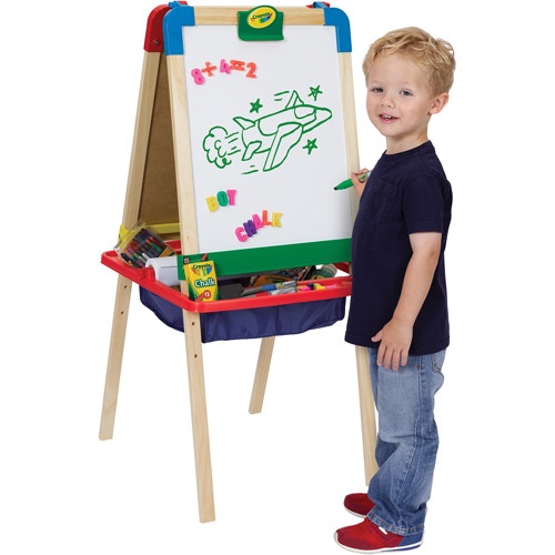 Детская двусторонняя доска Crayola 3-in-1 Magnetic Wood Easel рисование