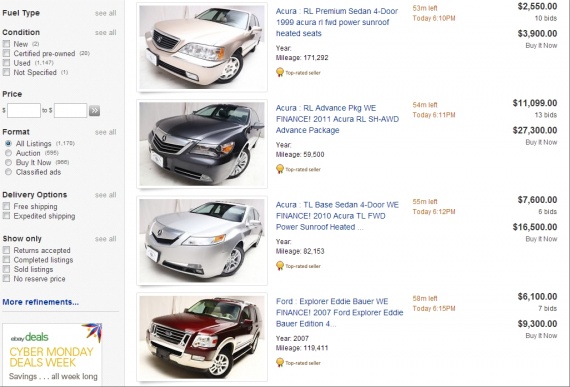 Как купить машину на eBay как купить машину на eBay