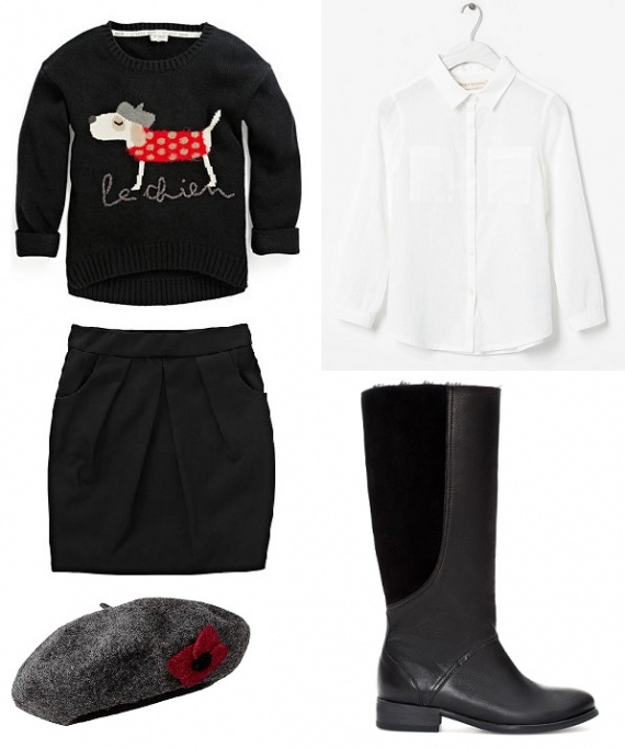 Весенний гардероб для девочки 9 лет. Next, Zara, H&amp;amp;M. юбка карандаш