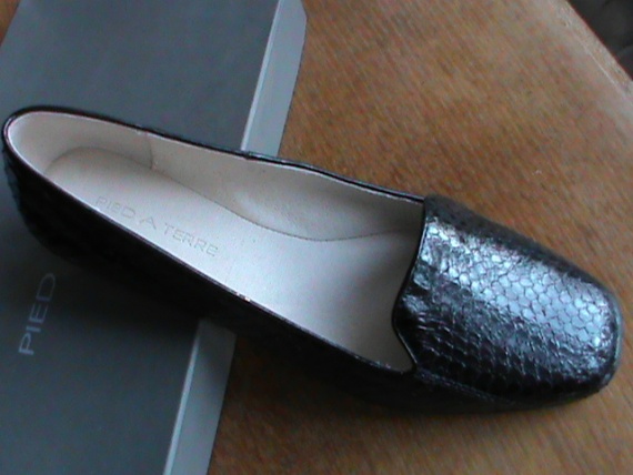 Черные кожаные туфли из натуральной кожи Черные кожаные туфли из натуральной кожи