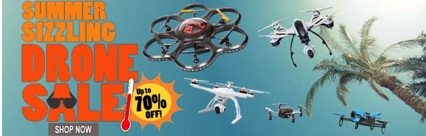Скидки до 70 % на квадрокоптеры и любительськие дроны на Нobby Тron дроны