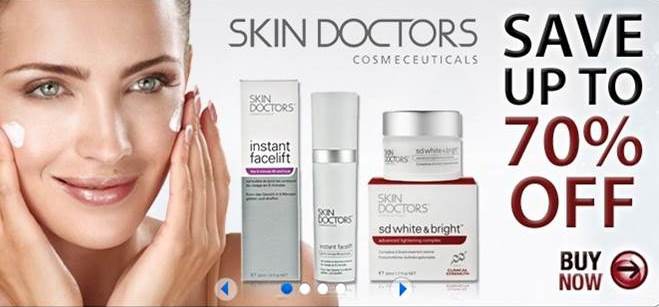 Скидки до 70 % на косметику Skin Doctors на Direct Cosmetics directcosmetics.com