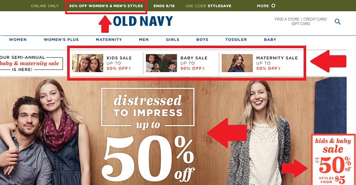 Old Navy: обзор интернет-магазина oldnavy.gap.com